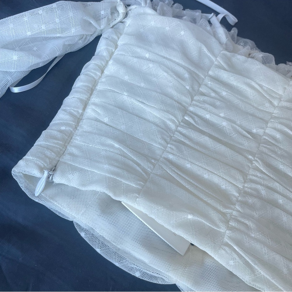 The Jetset Diaries Gardenia Lace Up Top - Picture 7 of 12